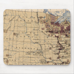 196 Value lumber, timber/sq mile Mouse Mat