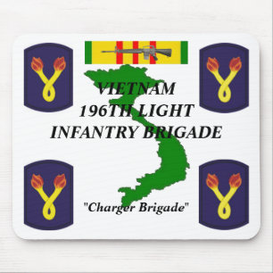 196th Light Inf Vietnam Mousepad 1/w