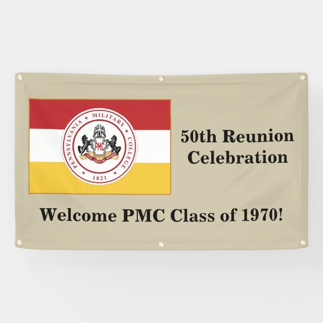 * 1970 50th Reunion Banner (CONCEPT  PROTOTYPE) (Horizontal)