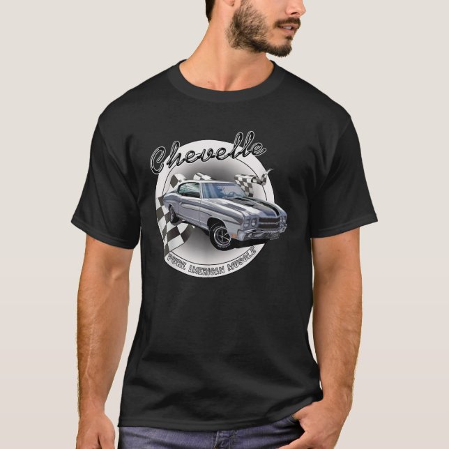 1970 70 Chevelle SS Cortez Silver Trending Chevys  T-Shirt (Front)