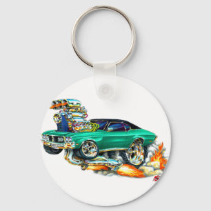 1970-72 Buick GS Green Car Key Ring