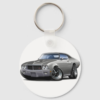 1970-72 Buick GS Grey Black Top Car Key Ring