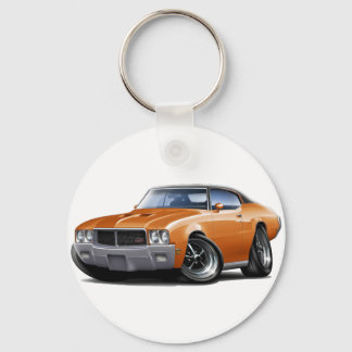 1970-72 Buick GS Orange Black Top Car Key Ring