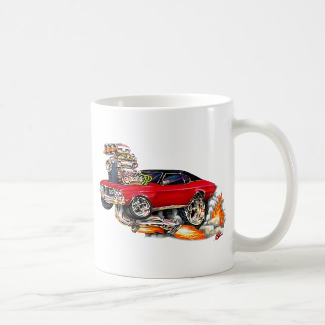 1970-72 Buick GS Red Car Coffee Mug (Right)