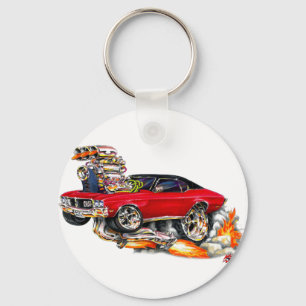 1970-72 Buick GS Red Car Key Ring