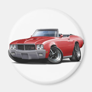 1970-72 Buick GS Red Convertible Magnet