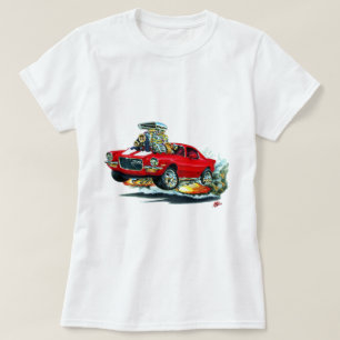 1970-72 Camaro Red-White Car T-Shirt