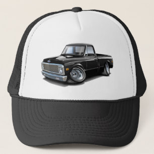 1970-72 Chevy C10 Black Truck Trucker Hat