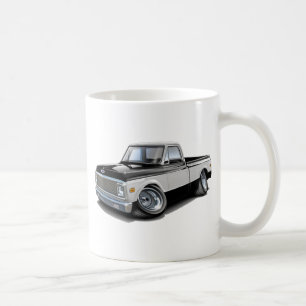 1970-72 Chevy C10 Black-White Truck Coffee Mug