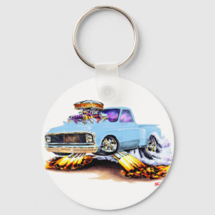 1970-72 Chevy C10 Light Blue Truck Key Ring