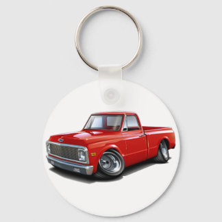 1970-72 Chevy C10 Red Truck Key Ring