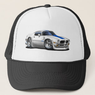1970/72 Trans Am White Car Trucker Hat