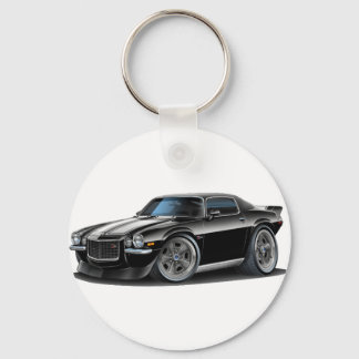 1970-73 Camaro Blk/Wht Car Key Ring