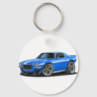 1970-73 Camaro Blue Car Key Ring