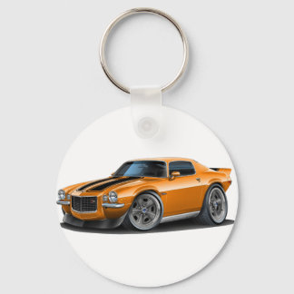 1970-73 Camaro Orn/Blk Car Key Ring