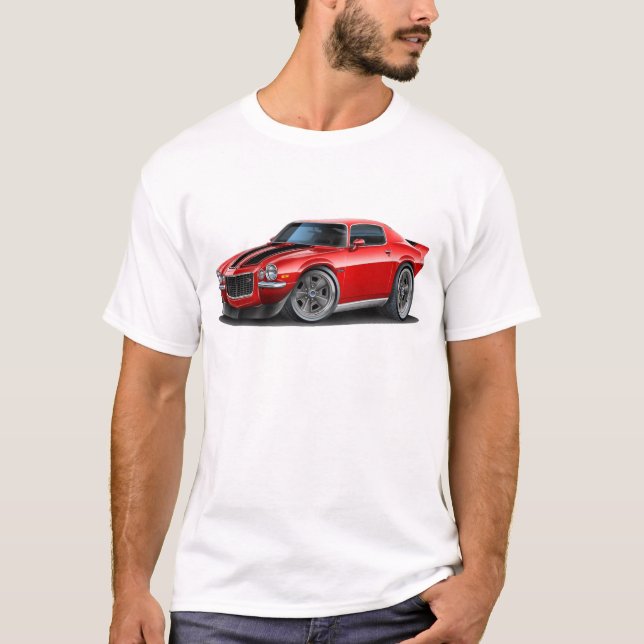1970-73 Camaro Red/Blk T-Shirt (Front)