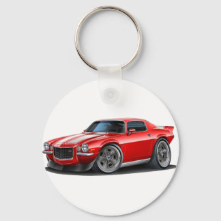 1970-73 Camaro Red/Wht Key Ring