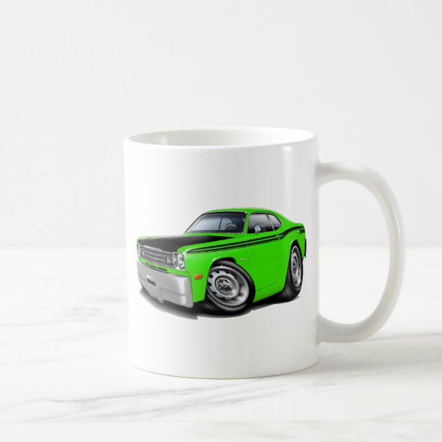 1970-74 Duster 340 Lime Car Coffee Mug (Right)