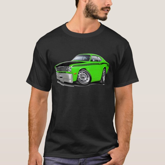 1970-74 Duster 340 Lime Car T-Shirt (Front)