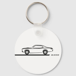 1970-74 Duster Black Car Key Ring