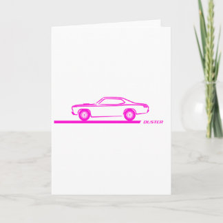 1970-74 Duster Pink Car Card