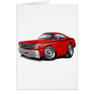 1970-74 Duster Red-Black Car