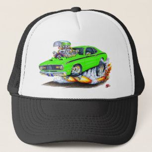 1970-74 Plymouth Duster Lime Car Trucker Hat