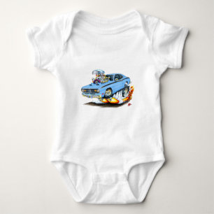 1970-74 Plymouth Duster Lt Blue Car Baby Bodysuit
