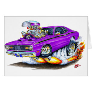 1970-74 Plymouth Duster Purple Car