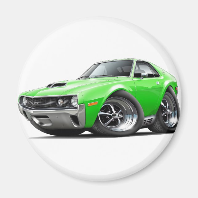 1970 AMX Lime Car Magnet (Front)