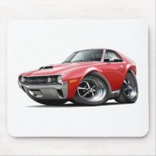 1970 AMX Red Car Mouse Mat