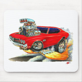 1970 Chevelle Red Car Mouse Mat