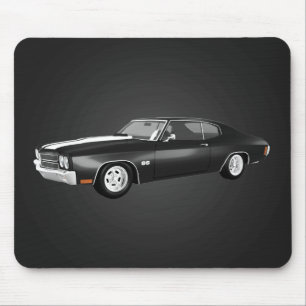 1970 Chevelle SS: Black Finish: Mousepad