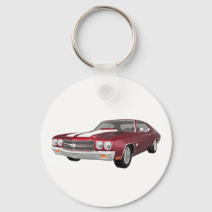 1970 Chevelle SS: Candy Apple Finish: Key Ring