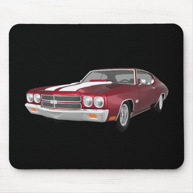 1970 Chevelle SS: Candy Apple Finish: Mouse Mat (Front)