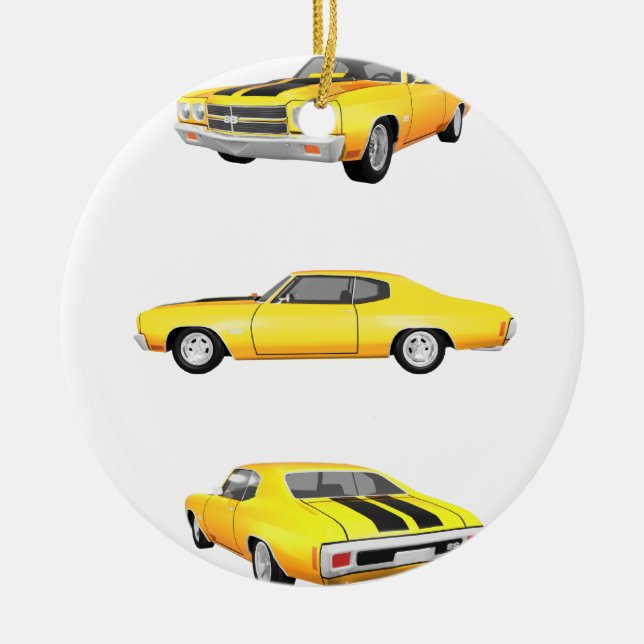 1970 Chevelle SS: Ceramic Tree Decoration (Front)