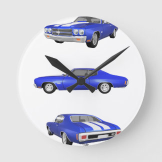 1970 Chevelle SS: Round Clock