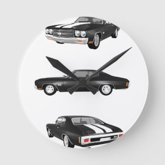 1970 Chevelle SS: Round Clock