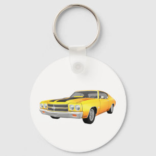 1970 Chevelle SS: Yellow Finish: Key Ring