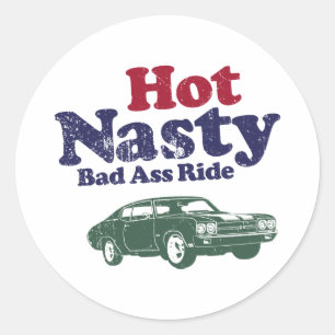 1970 Chevrolet Chevelle SS 454 Classic Round Sticker