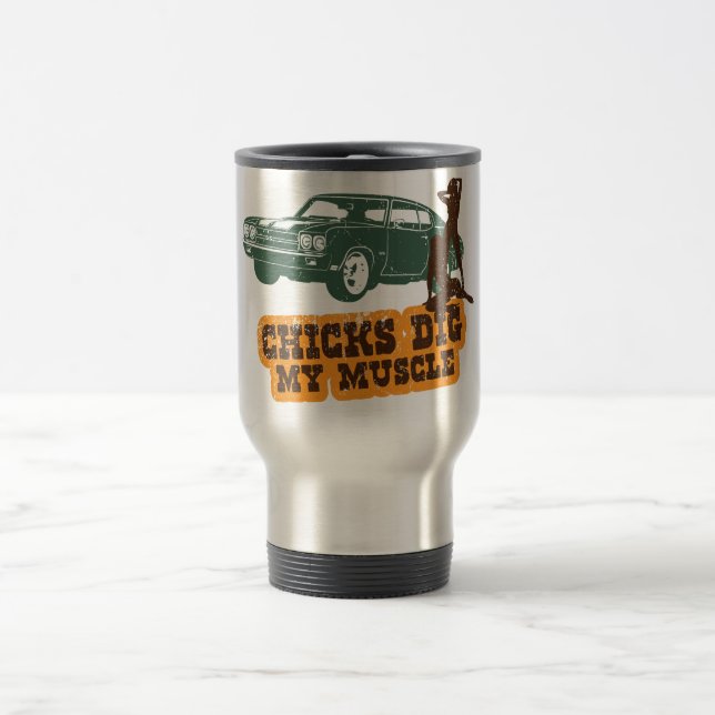 1970 Chevrolet Chevelle SS 454 Travel Mug (Center)
