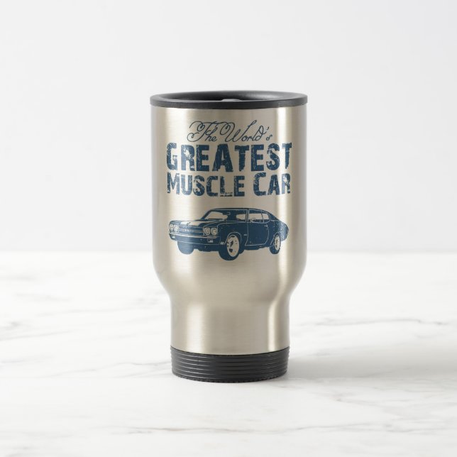 1970 Chevrolet Chevelle SS 454 Travel Mug (Center)
