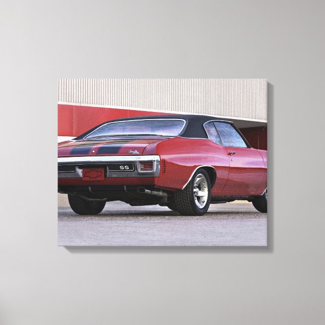 1970 Chevrolet Chevelle SS Canvas Print (Front)