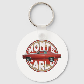 1970 Chevy Monte Carlo Red Line Key Ring