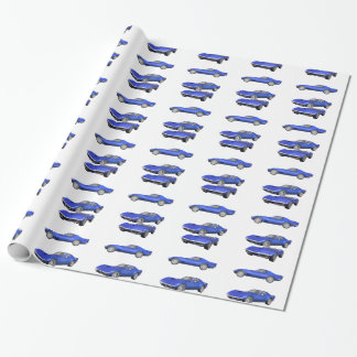 1970 Corvette: Blue Finish: Wrapping Paper