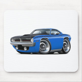 1970 Cuda AAR Blue Car Mouse Mat