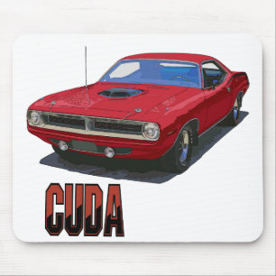 1970 Cuda Coupe Mouse Mat