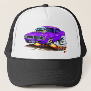 1970 Cuda Purple Car Trucker Hat