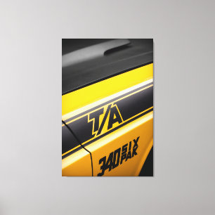 1970 Dodge Challenger T/A 340 Six Pak Pack Mopar Canvas Print