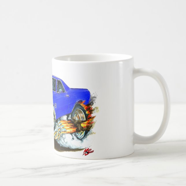 1970 El Camino Blue Truck Coffee Mug (Right)